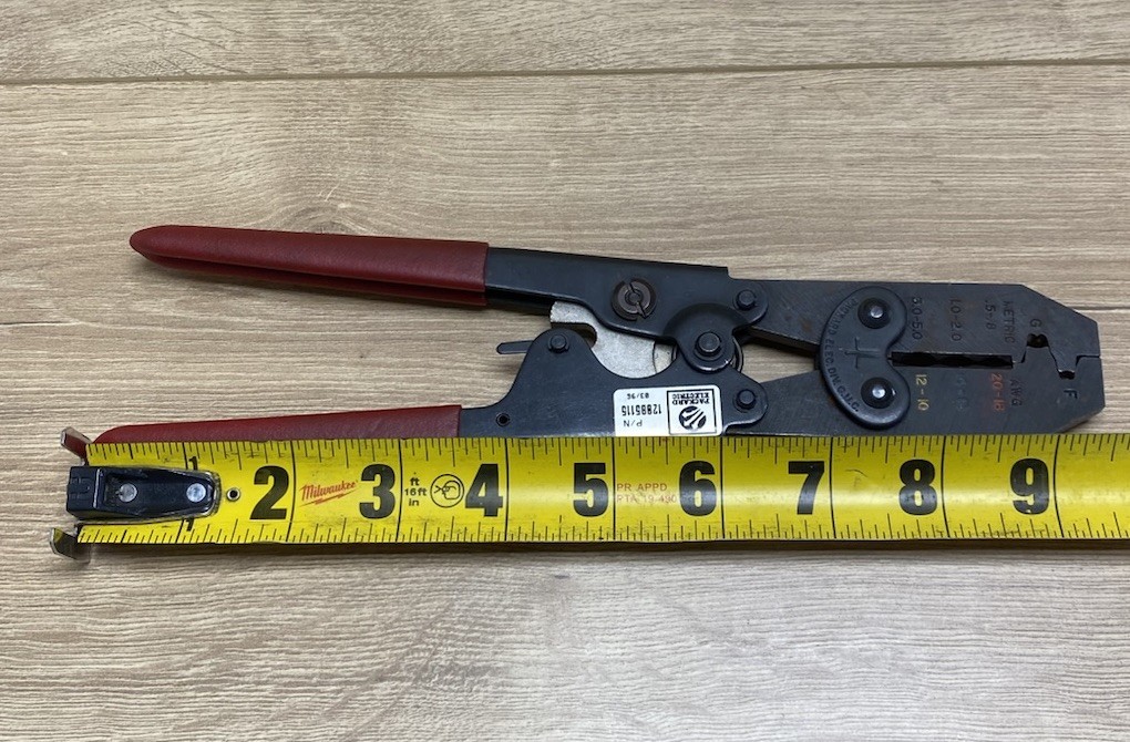 Packard Electric 12085115 Ratcheting Terminal Crimp Tool Delphi GM Wire Crimper