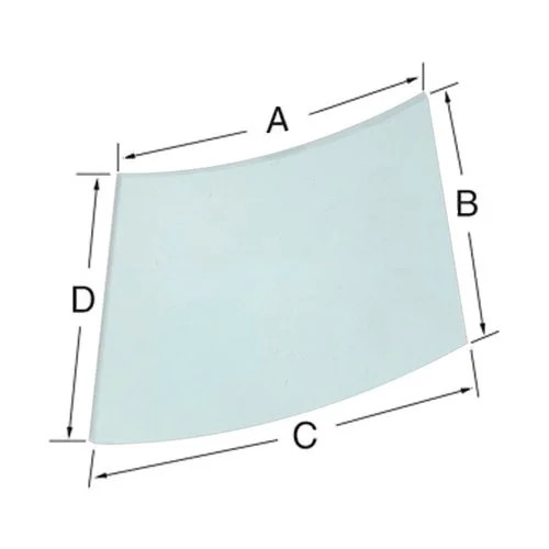 Cab Glass – Upper Windshield fits International 1086 1486 1586 3688 786 886 986