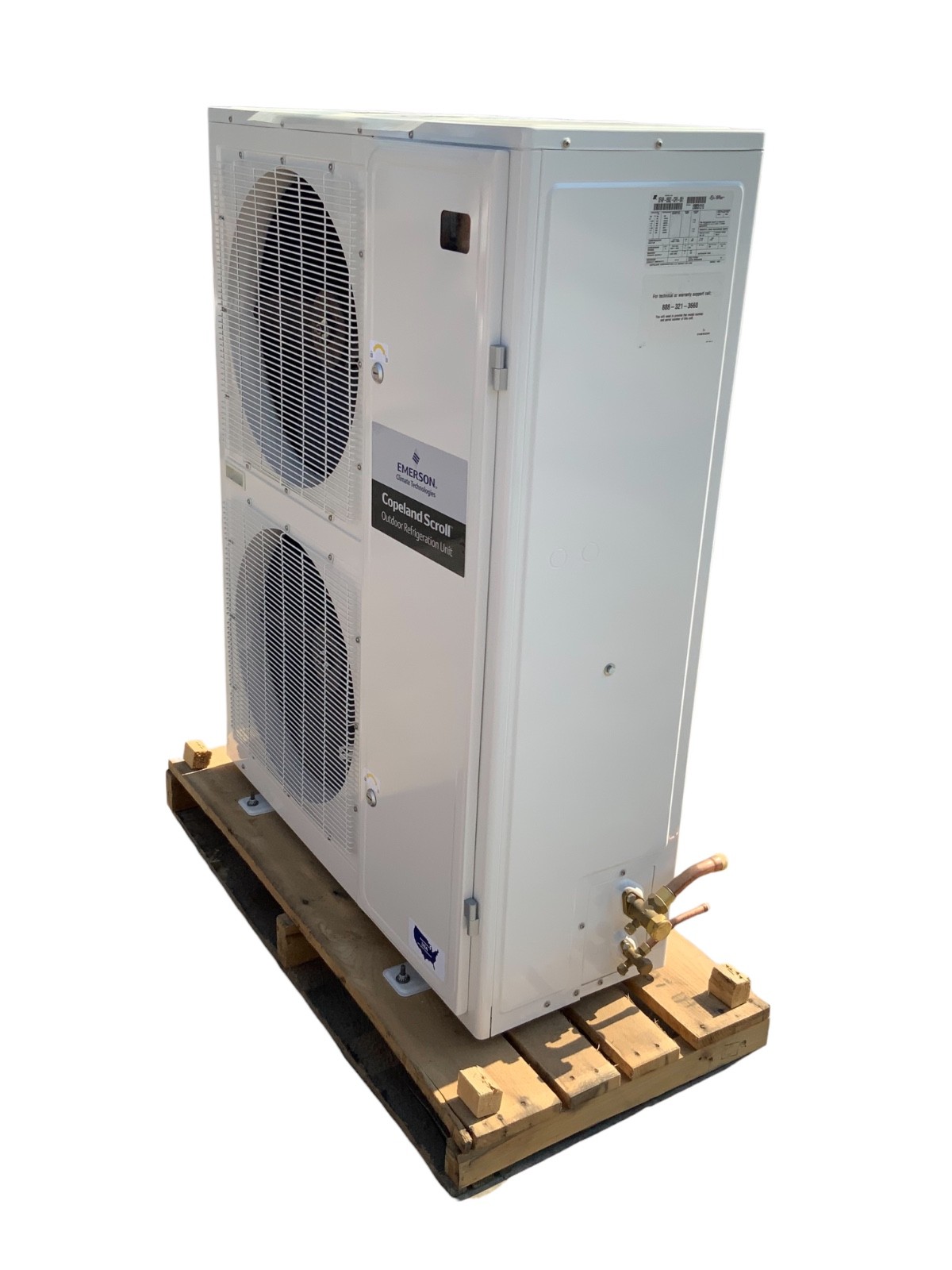 Copeland 5 HP Scroll Condensing Unit XFAP-050Z-CFV-081 208-230V Walk-In Cooler