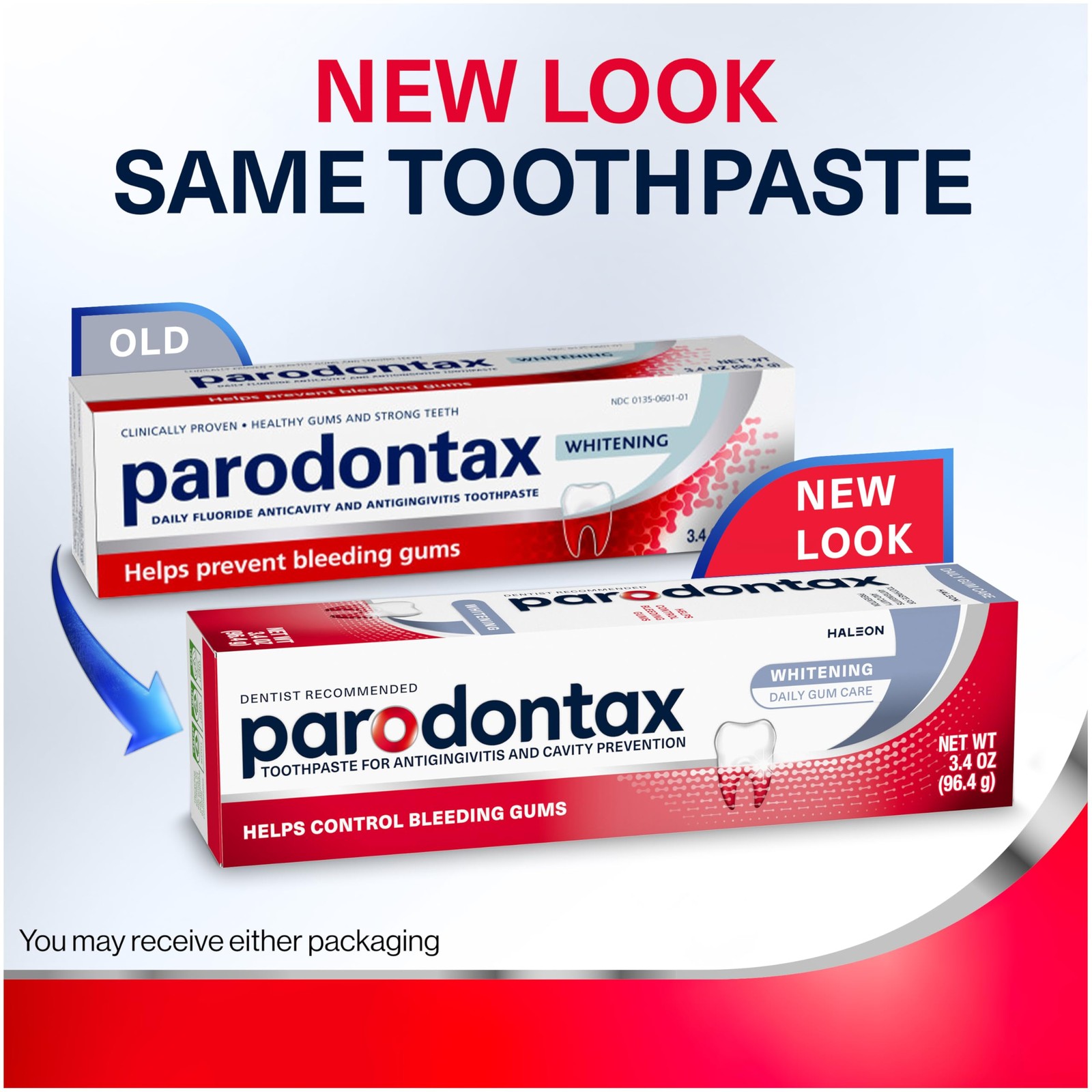 Parodontax Teeth Whitening Toothpaste To Help Bleeding Gums, Gum Toothpaste For