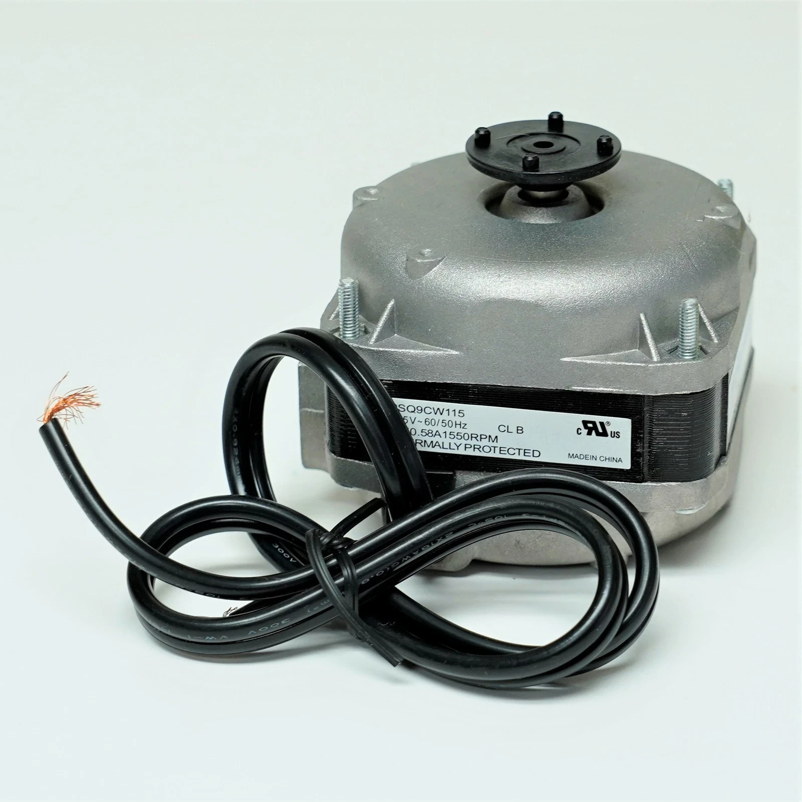 Square Shaded Pole Unit Bearing Motor 9 Watts, 115 Volts, 1550 RPM PSQ9CW115I