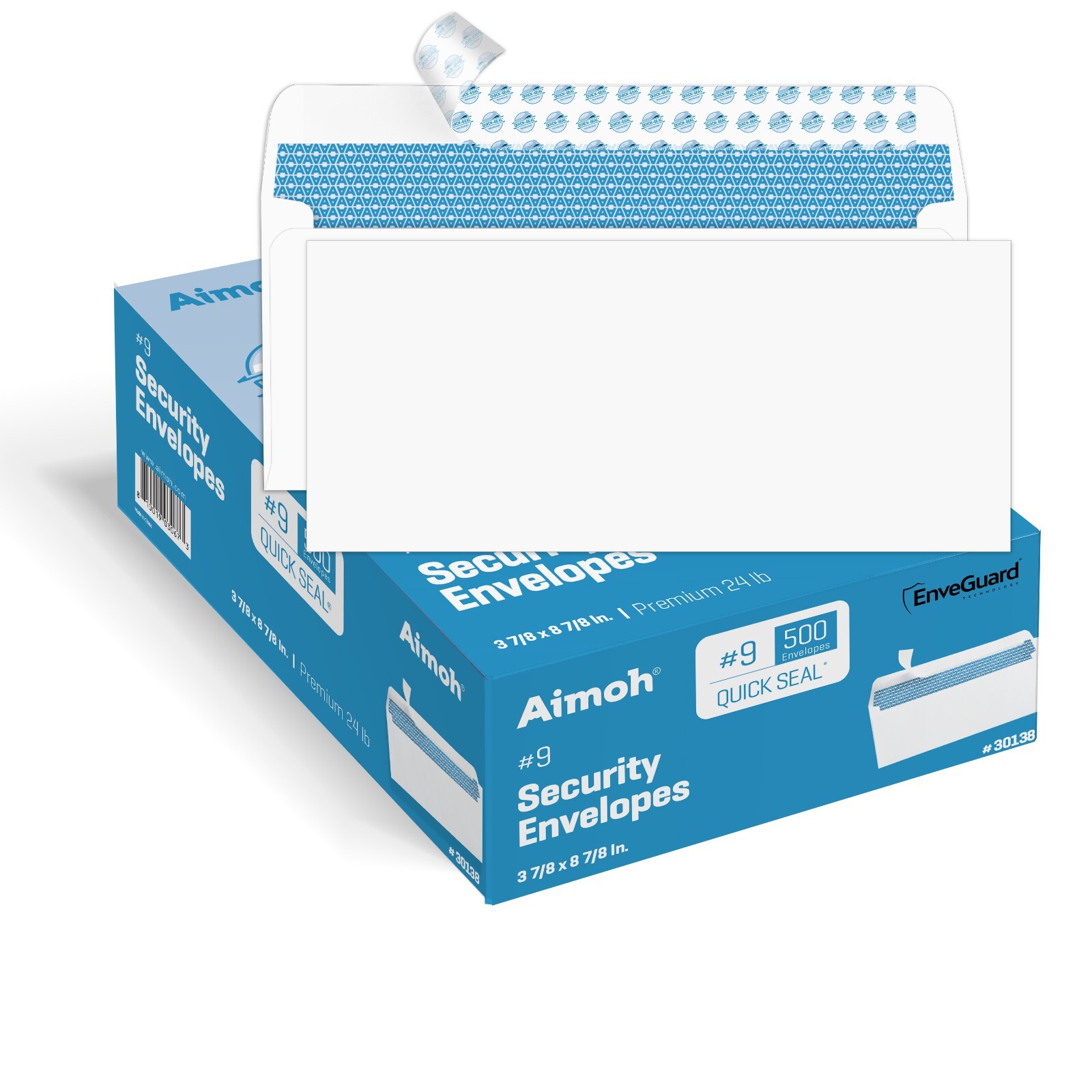 #9 Windowless Security Envelopes – Self-Seal – Security Tinted (30138)