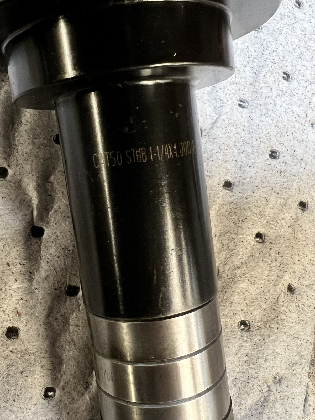CAT50 CV50 Stub Arbor Tool Holder, NOS / CAT50 STUB 1-1/4 X 4.000 E