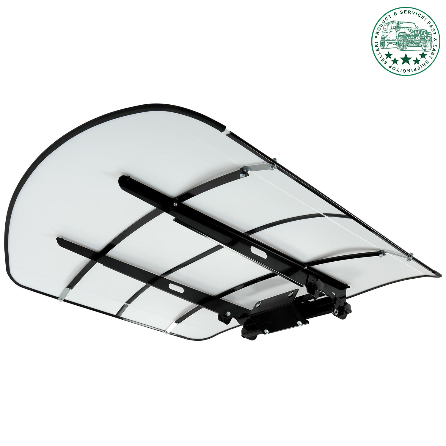 White Tuff Top Tractor Canopy For ROPS 52″ X 52″ w/ Mounting Accessories