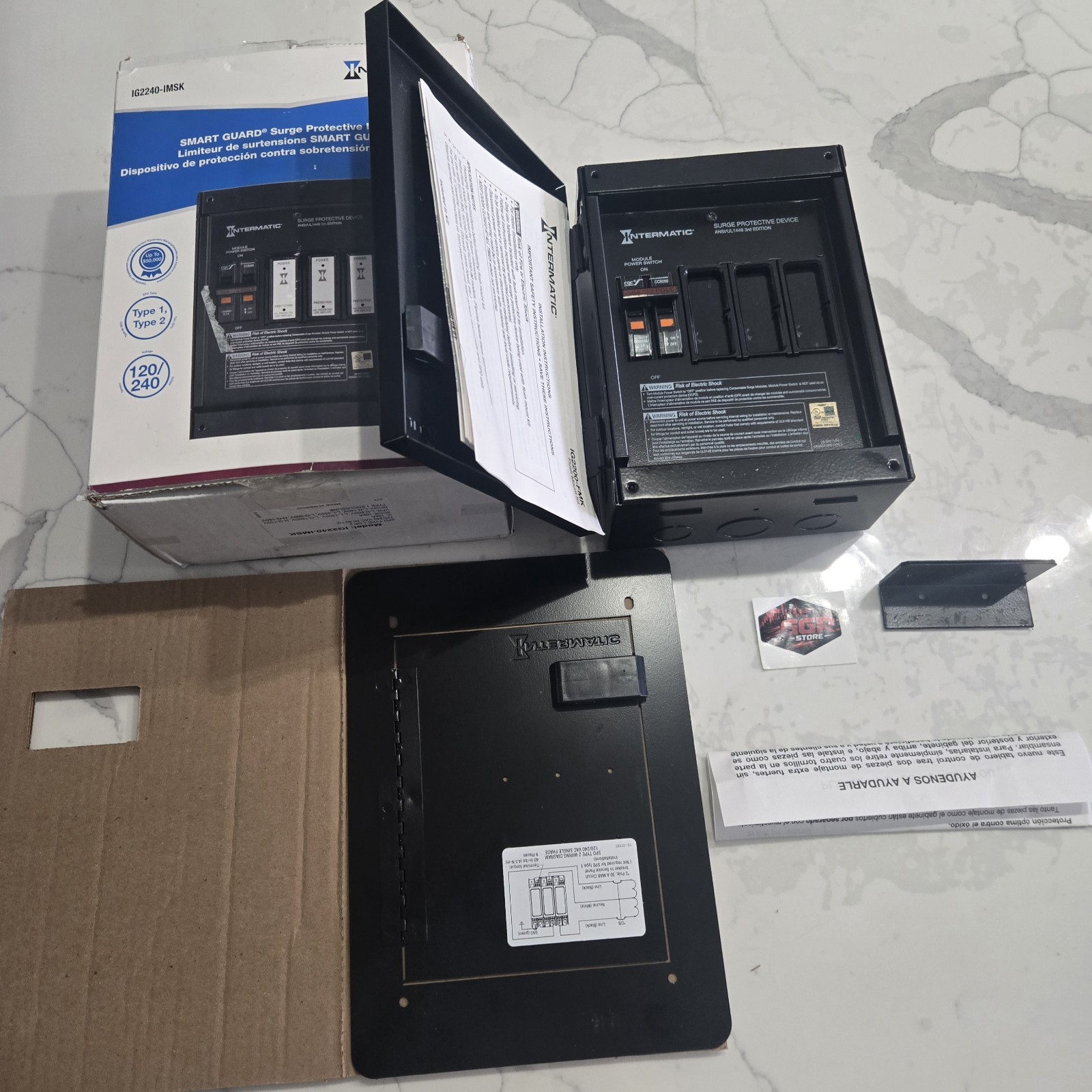 Intermatic IG2240-IMSK Surge Protective Device 120-240 VAC