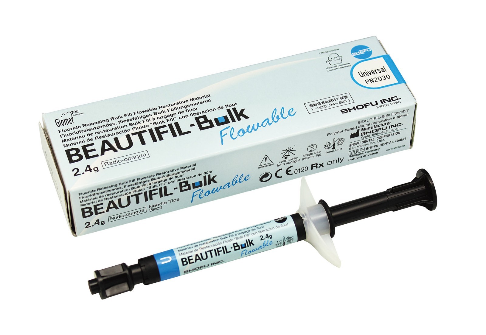 Shofu Dental Beautifil Bulk Flowable Composite 2.4 Gm Universal II Free Ship