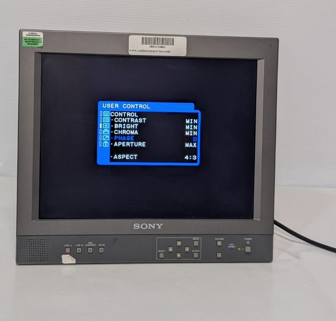 Sony LMD-1410 LCD 14″ Pro Monitor, 100-240VAC, 50/60Hz, 1.2-0.6A, Audio/Video