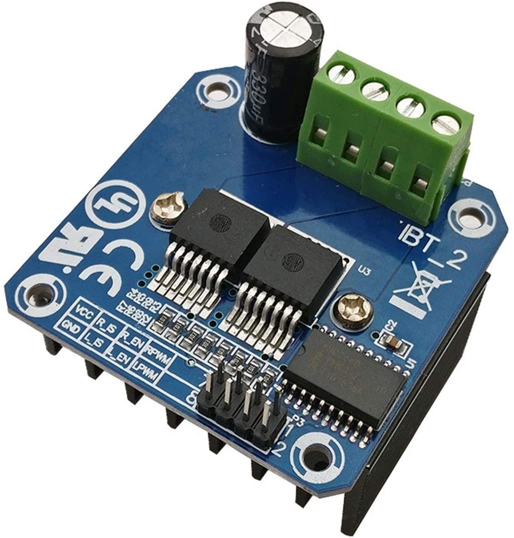 Double BTS7960 43A High Power H-Bridge Motor Driver Module PWM Smart Car Arduino