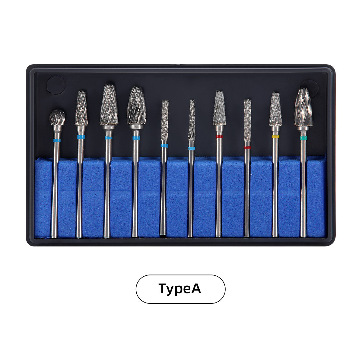 AZDENT Dental Lab Polishing Bur Drills Tungsten Steel Carbide Burs HP 2.35MM