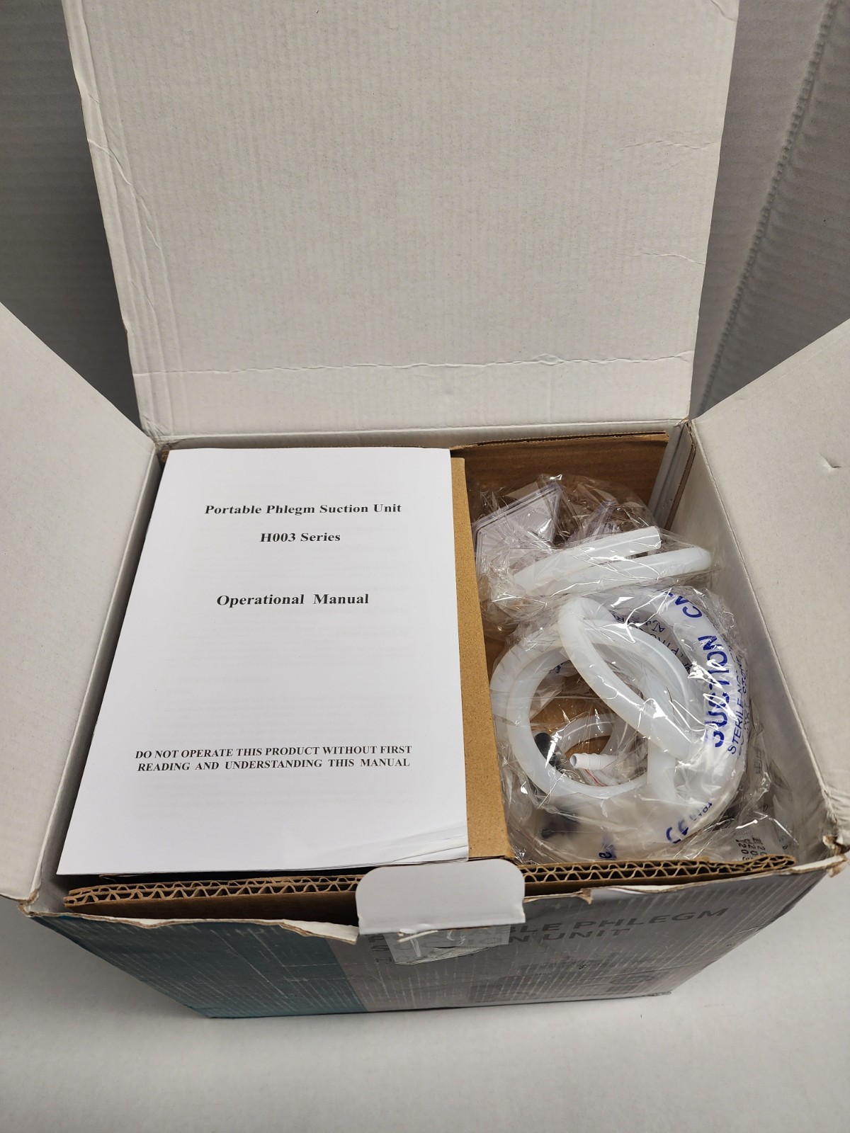 Portable Phlegm Suction Unit H003‑B Medical Aspirator Machine Home Care Vacuum