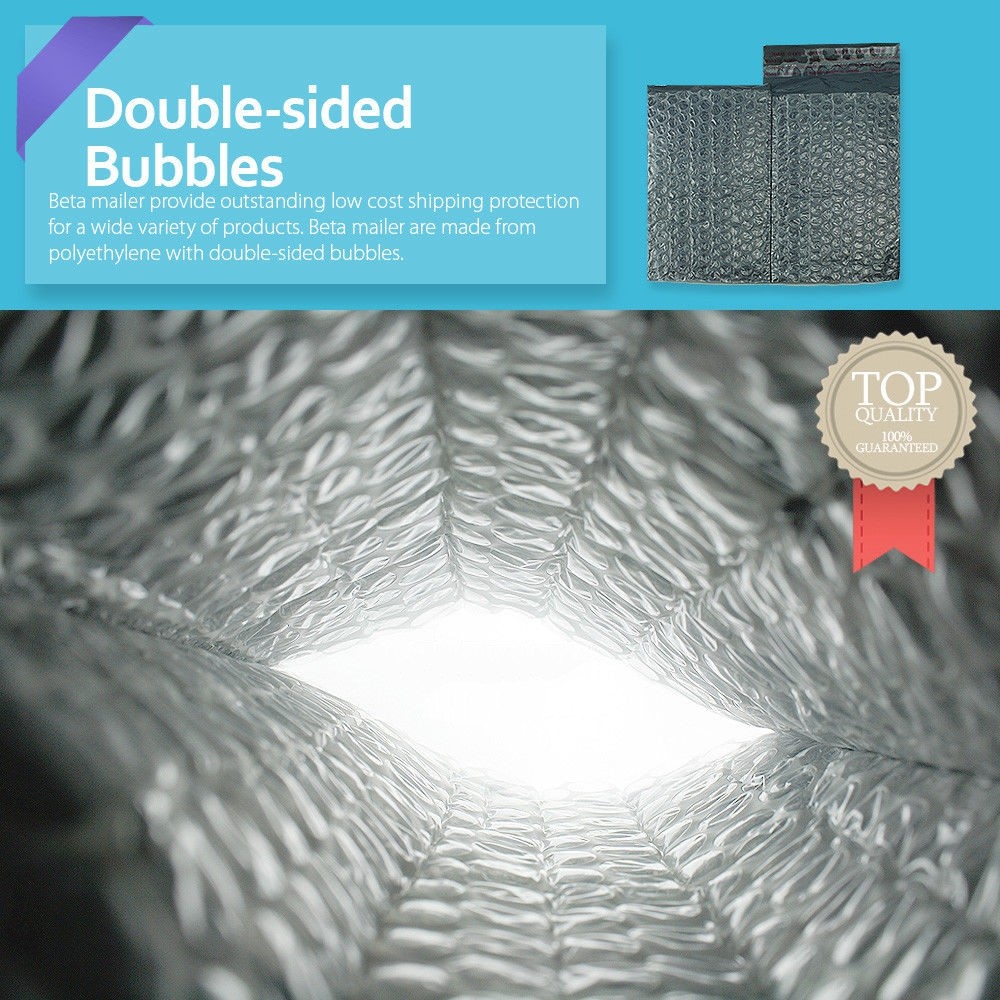 #000 4×8 (4×7) Poly Bubble Mailer Self Padded Envelope Bag 25,50,100,200,500Pcs