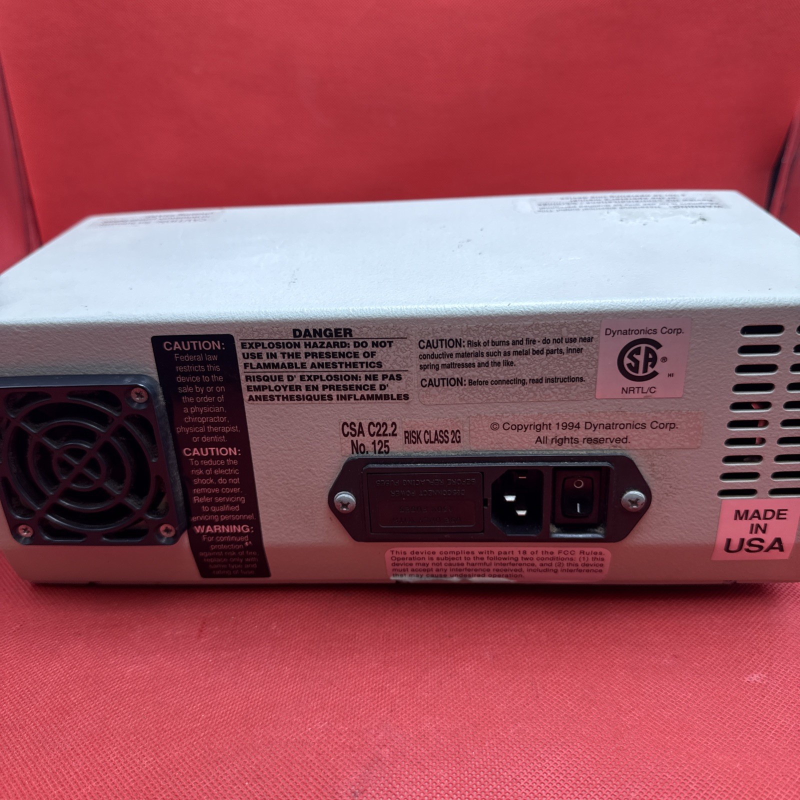 Dynatron 850 Combination Therapy Unit Ultrasound Generator DRF 100 Chiropractic