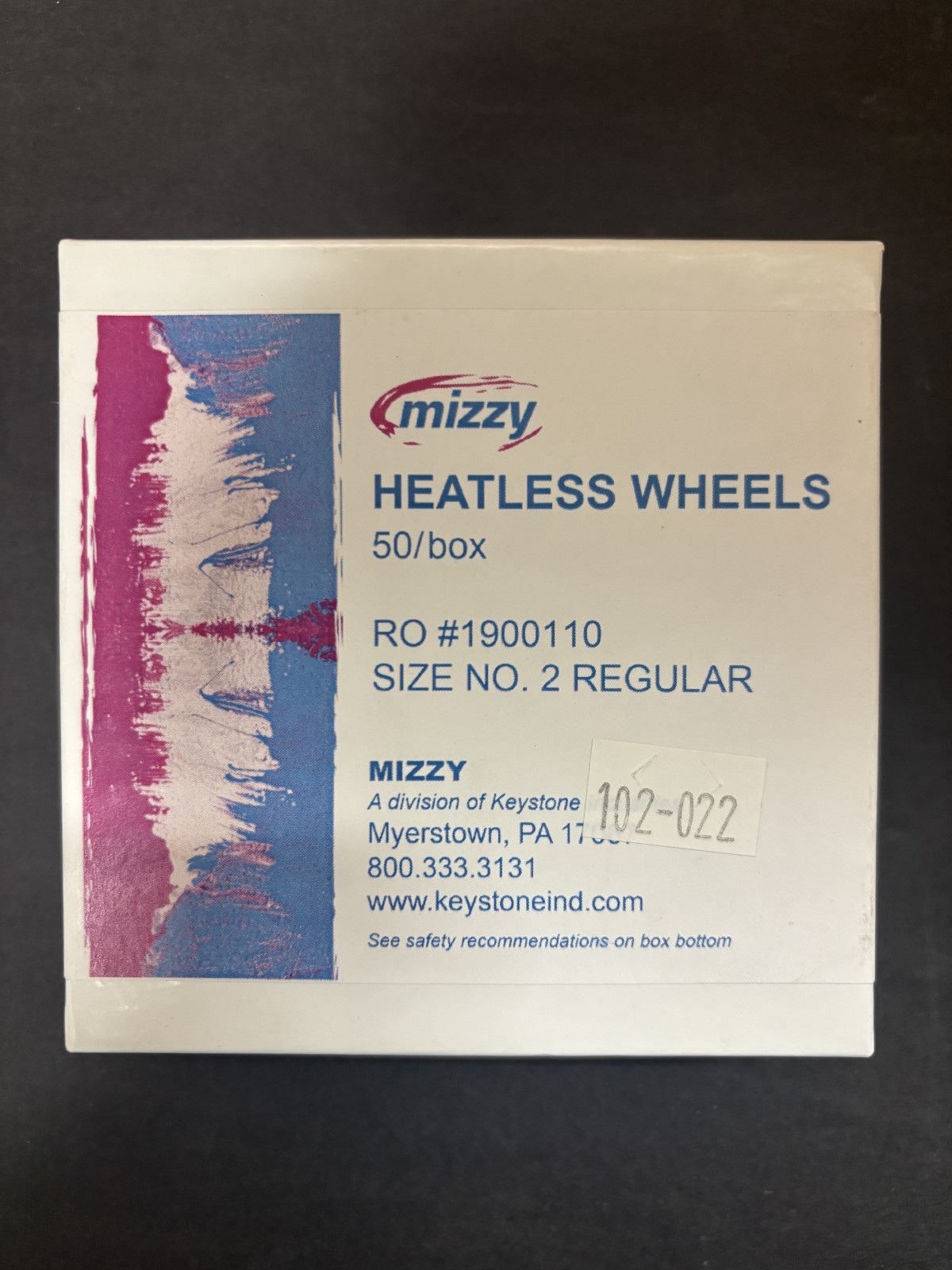 Heatless Wheel Regular #1, 2, 3, 4, 5, 6, 8, 15 (Mizzy) 50Pkg