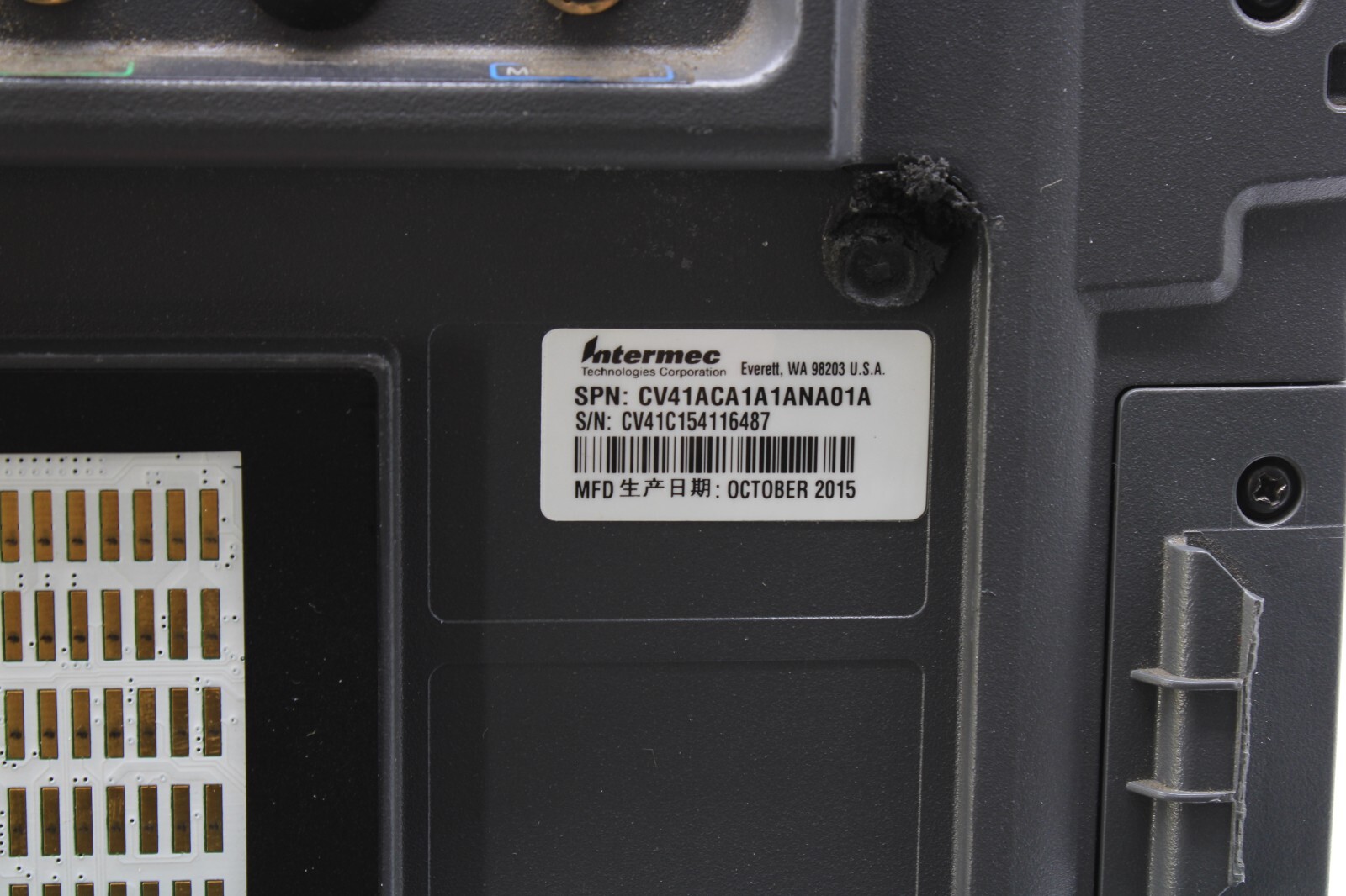 Intermec CV41 CV41C Vehicle Mount Computer – Win CE6, QWERTY – CV41ACA1A1ANA01A