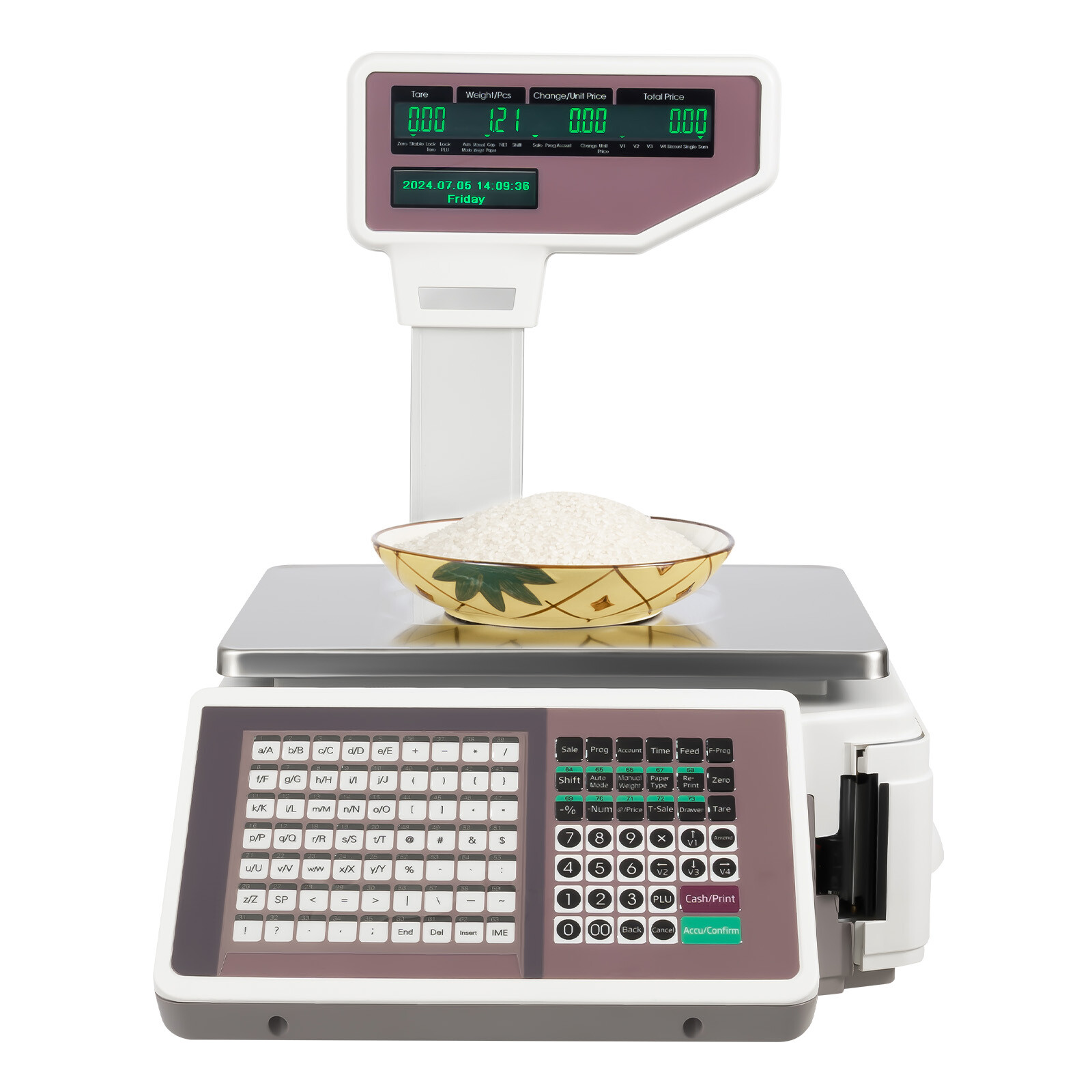 Digital Deli Meat Food Computing Retail Price Scale 66LBs Retail with TD printer