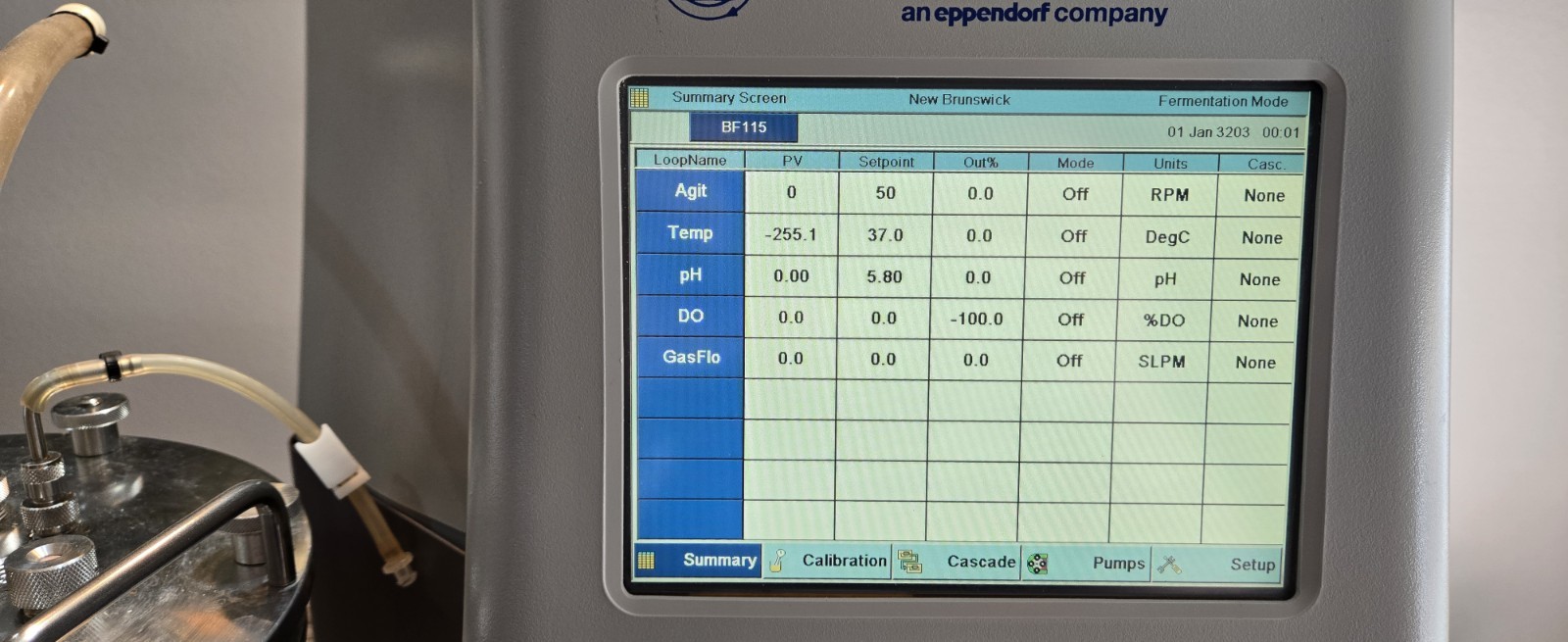 Eppendorf BioFlo/Celligen 115 Bio Reactor W/ 10L Reaction Vessel