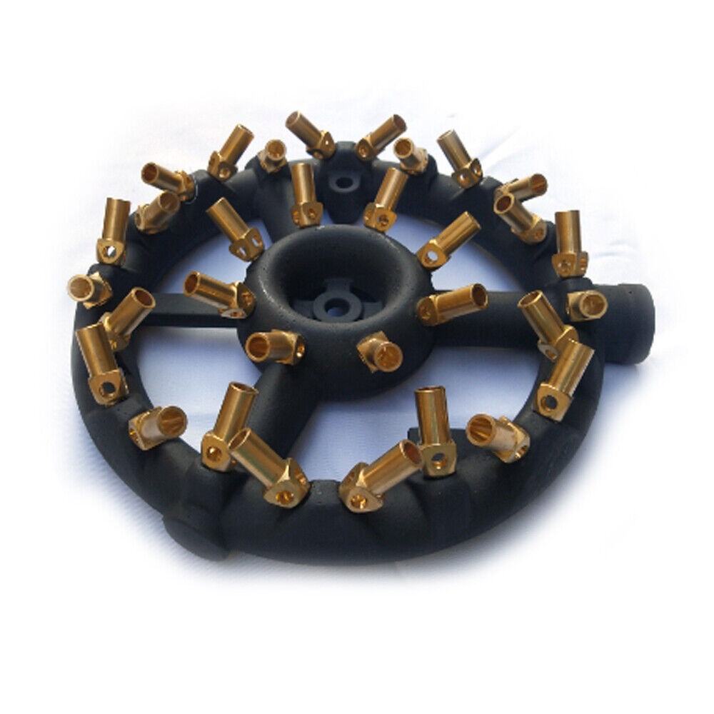32-Heads Jet Burner Round Shape Propane Natural Gas Jet 32-Tips 80000 BTU/HR