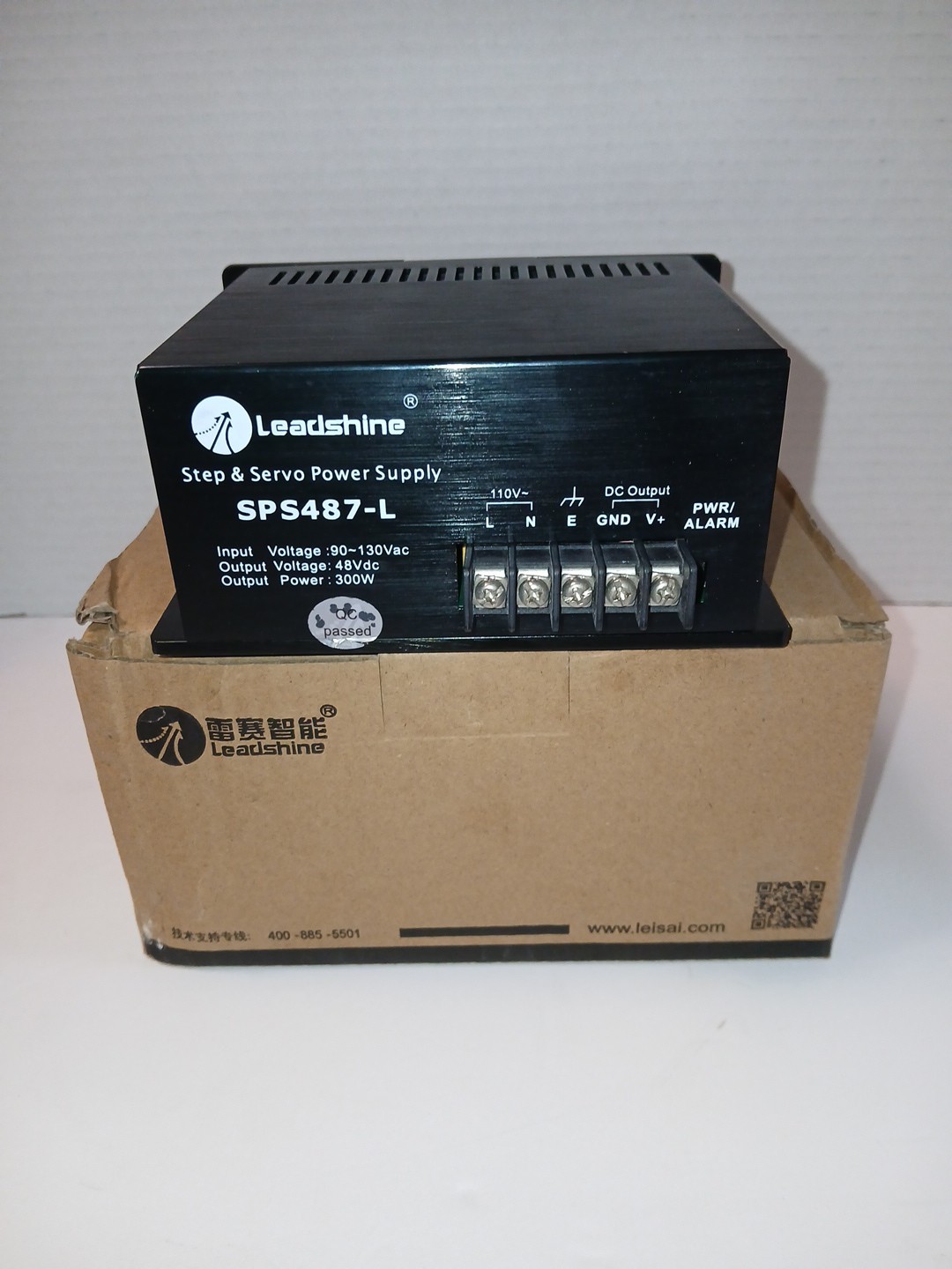 Leadshine Step & Servo Power Supply SPS487-L 90-130vac 48vdc 300w (NEW OPEN BOX!