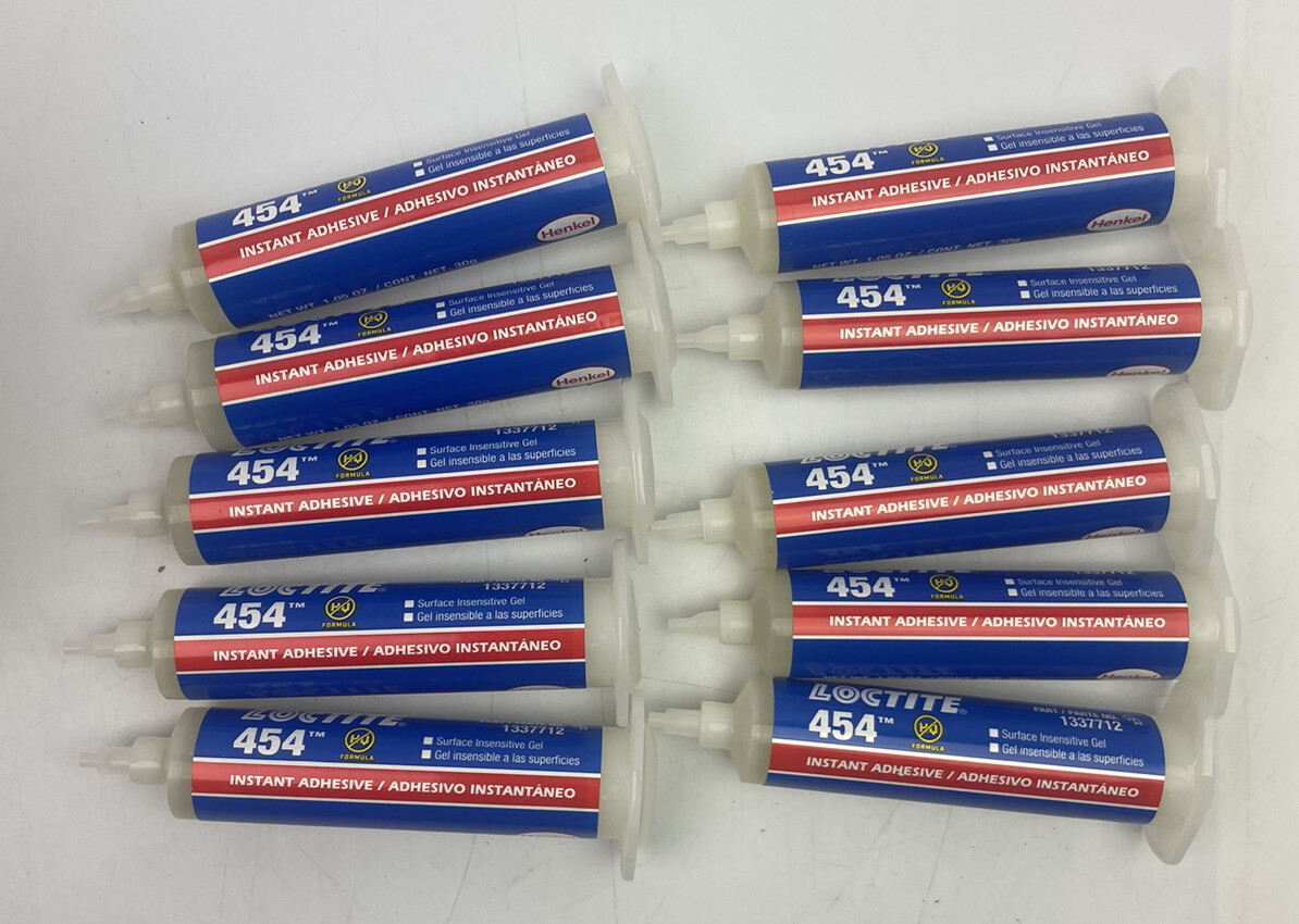 (10) Loctite 451 Instant Adhesive Lot – Part 1337712 – 1.05 OZ / 30g – Date 8/23