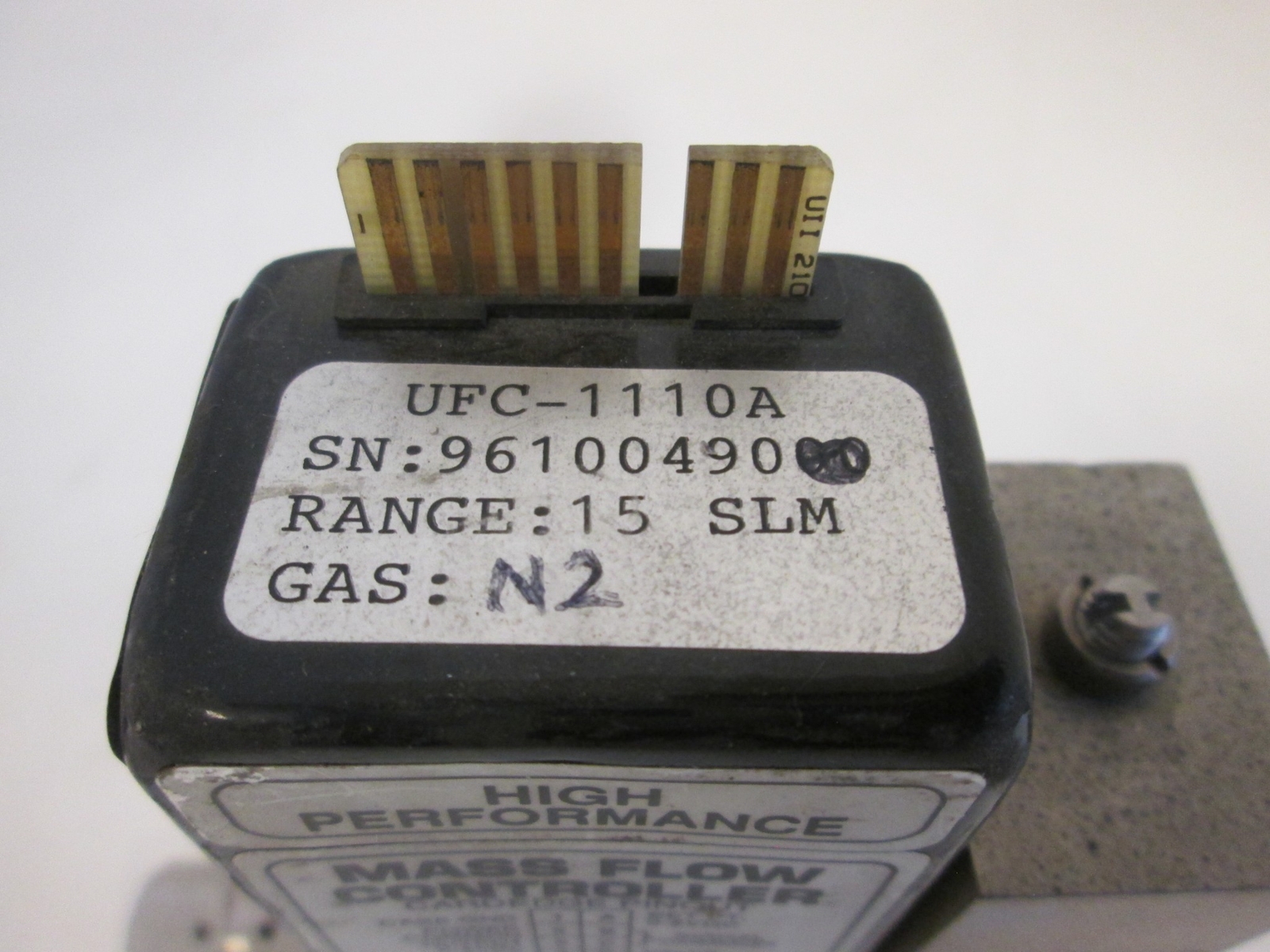 Unit Instruments, UFC-1110A, Mass Flow Controller, 15 SLM, N2, Used