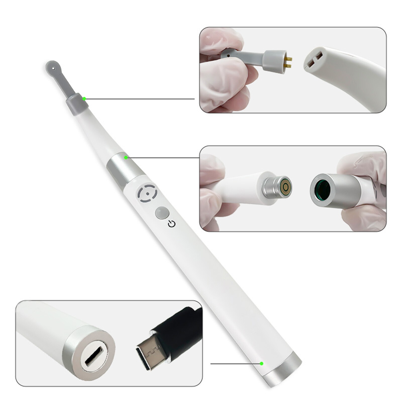 US Dental Implant Locator 360℃ Rotating Spotter Detector+3pcs Sensor