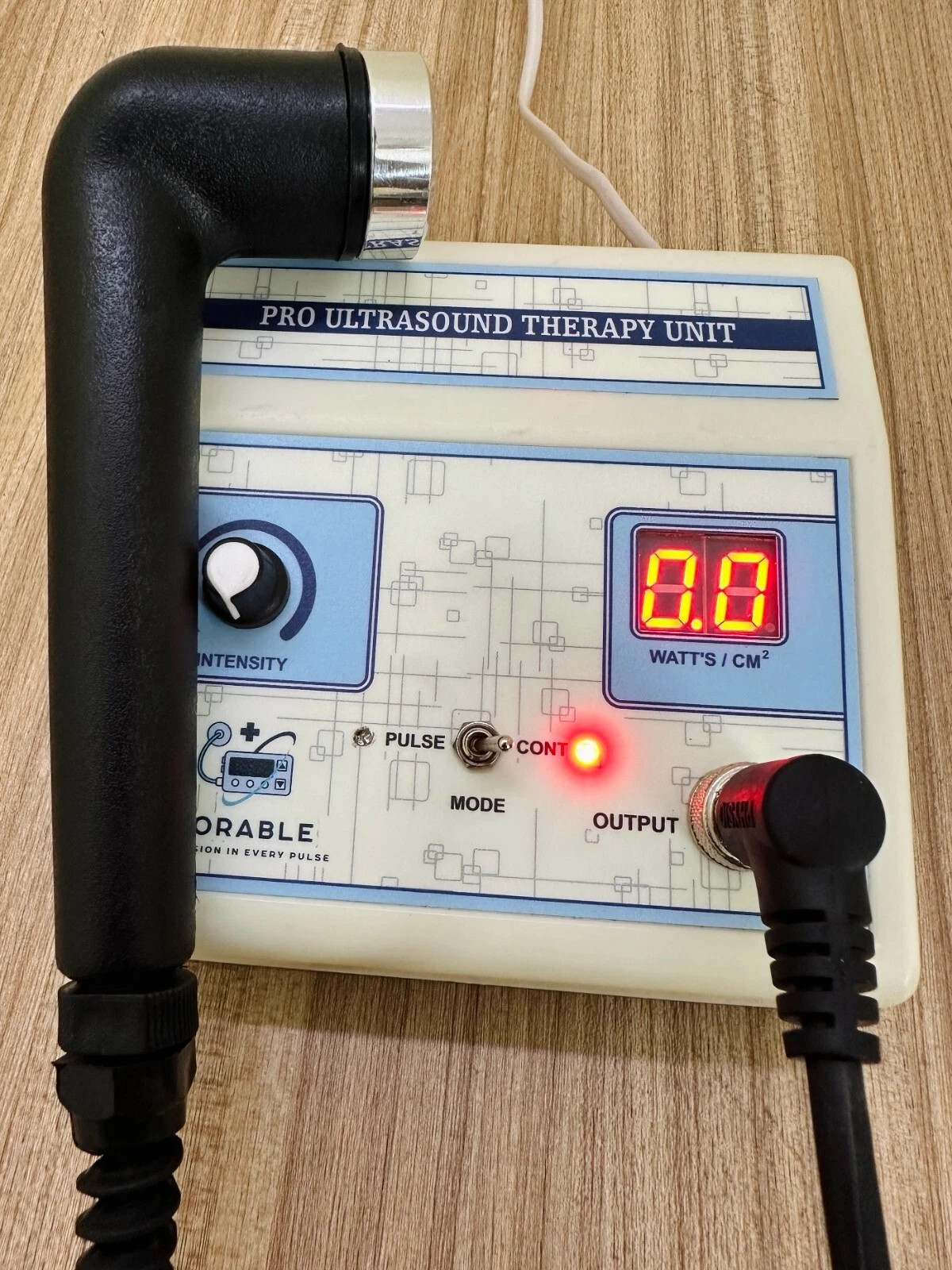 Compact & Portable Home Use Pro Ultrasound Therapy Unit 1 MHz