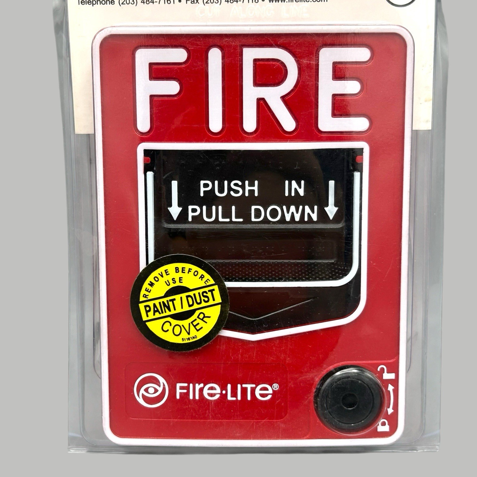 Fire-Lite Alarms BG-12 Fire Alarm Dual Action Push In Pull Down New Ships Quick
