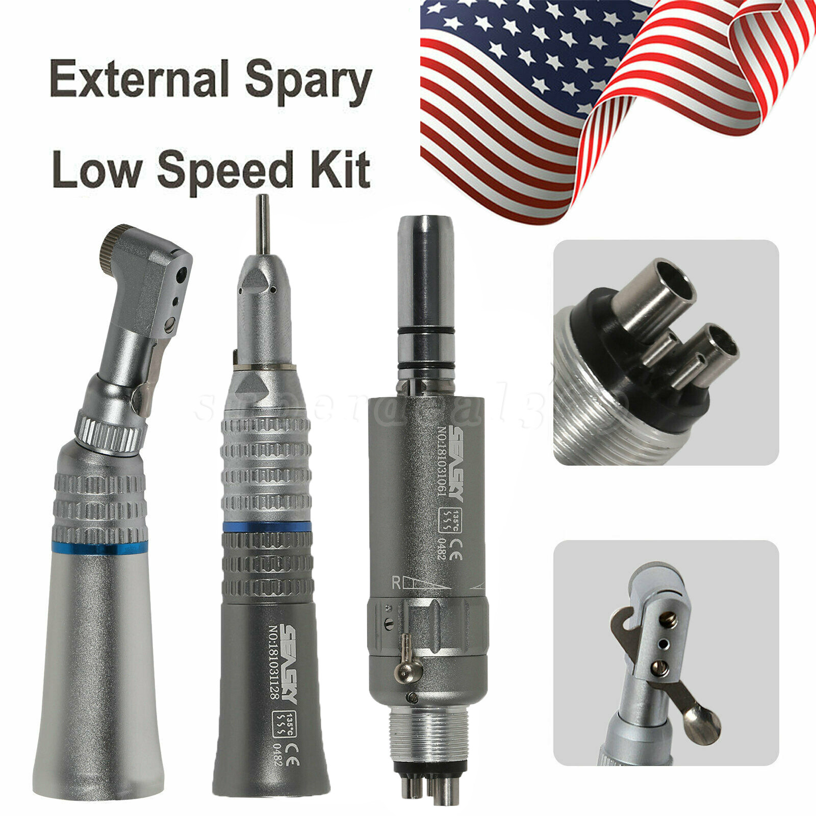 NSK style dental low slow speed handpiece contra straight motor 2/4holes e-type