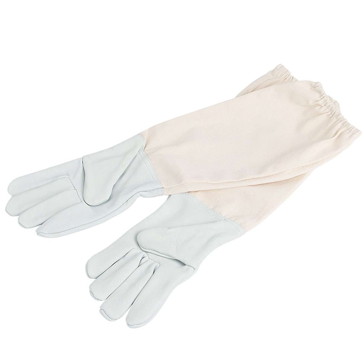 XL Beekeeping Gloves Goatskin Bee Keeping with Vented Beekeeper Long Sleeves USA