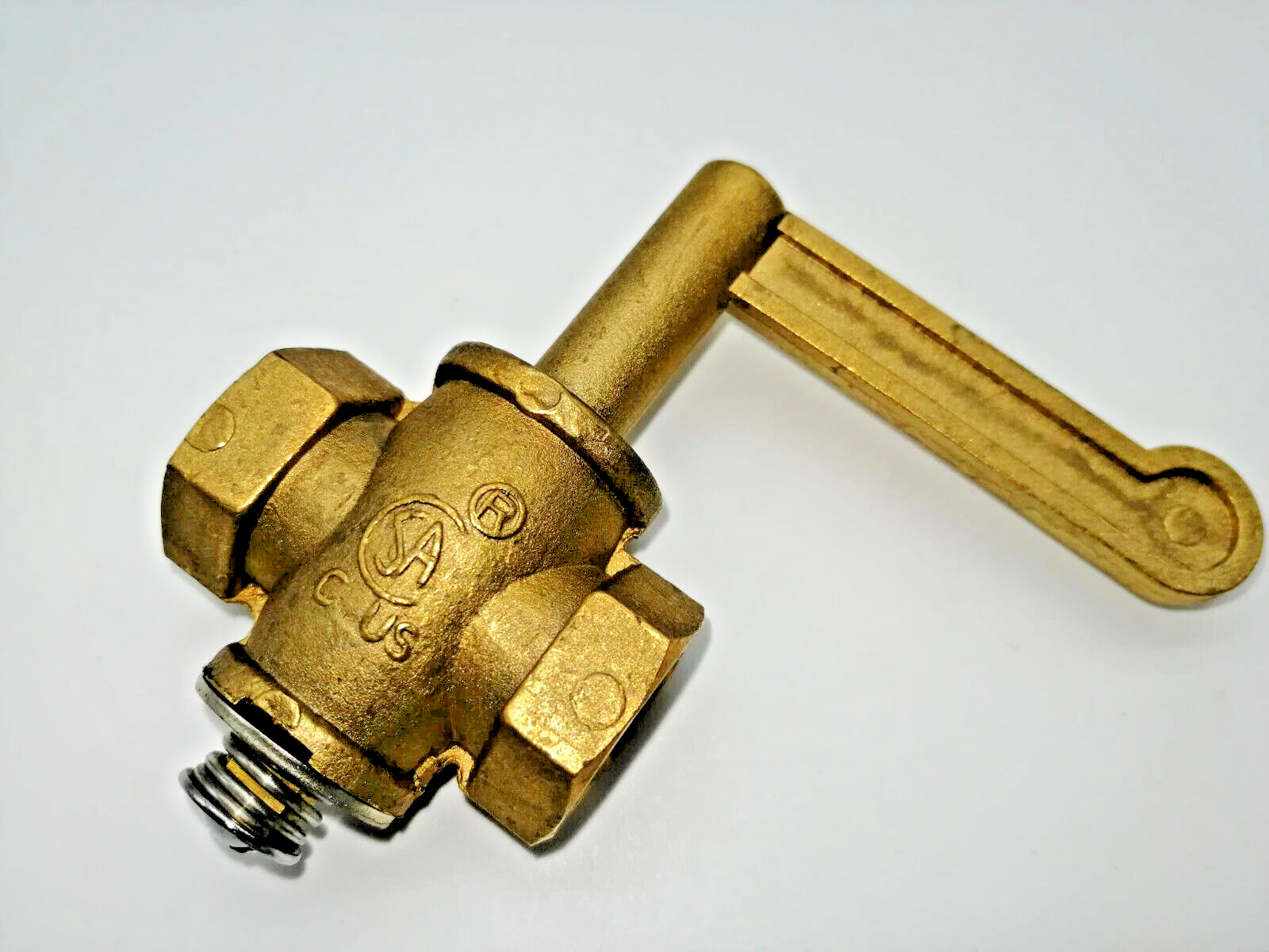 Chinese Wok Range Burner Gas Valve Replacement *(Brass *3/8″ NPT Inlet & Outlet)
