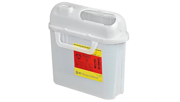 Becton-Dickinson 305425 Sharps Collector Patient Room 5.4 Quart