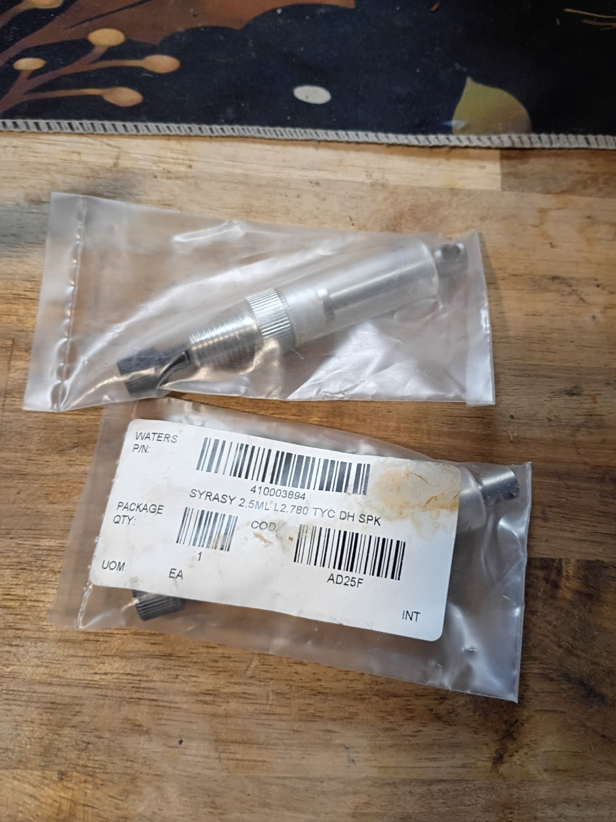 Waters Corp 410003884 SYRASY 2.5ML L2 780 TYC DH SPK Chromatography Part NEW
