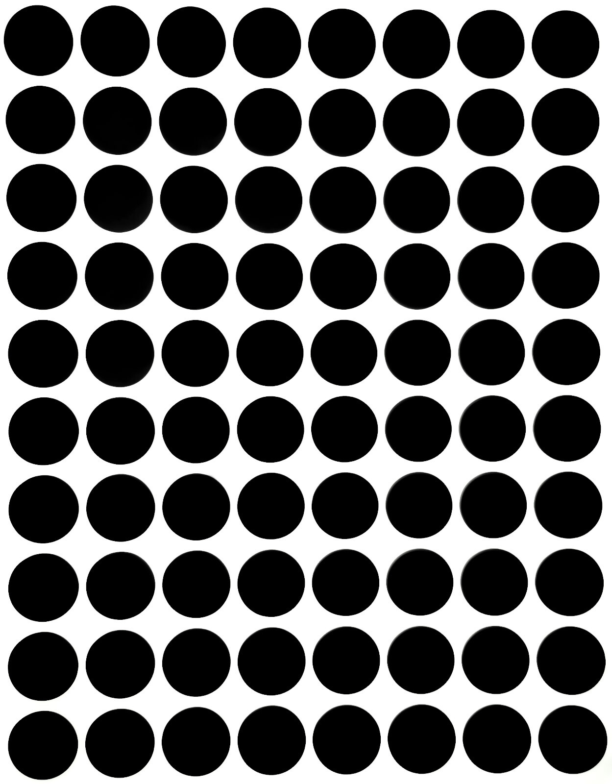 Black Color-Coding Labels in Various Sizes 8MM-38MM (¼ » – 1 ½ «) 15 Sheets