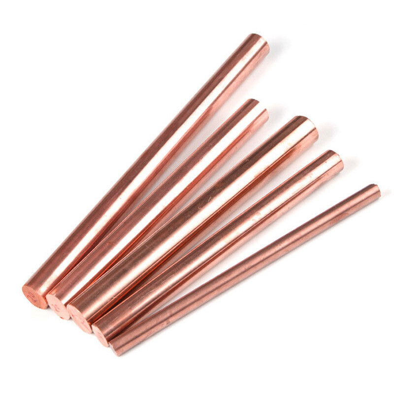 Copper Round Solid Rod Bar 12mm – 60mm Diameter 100 150 200 250 300mm Lengths