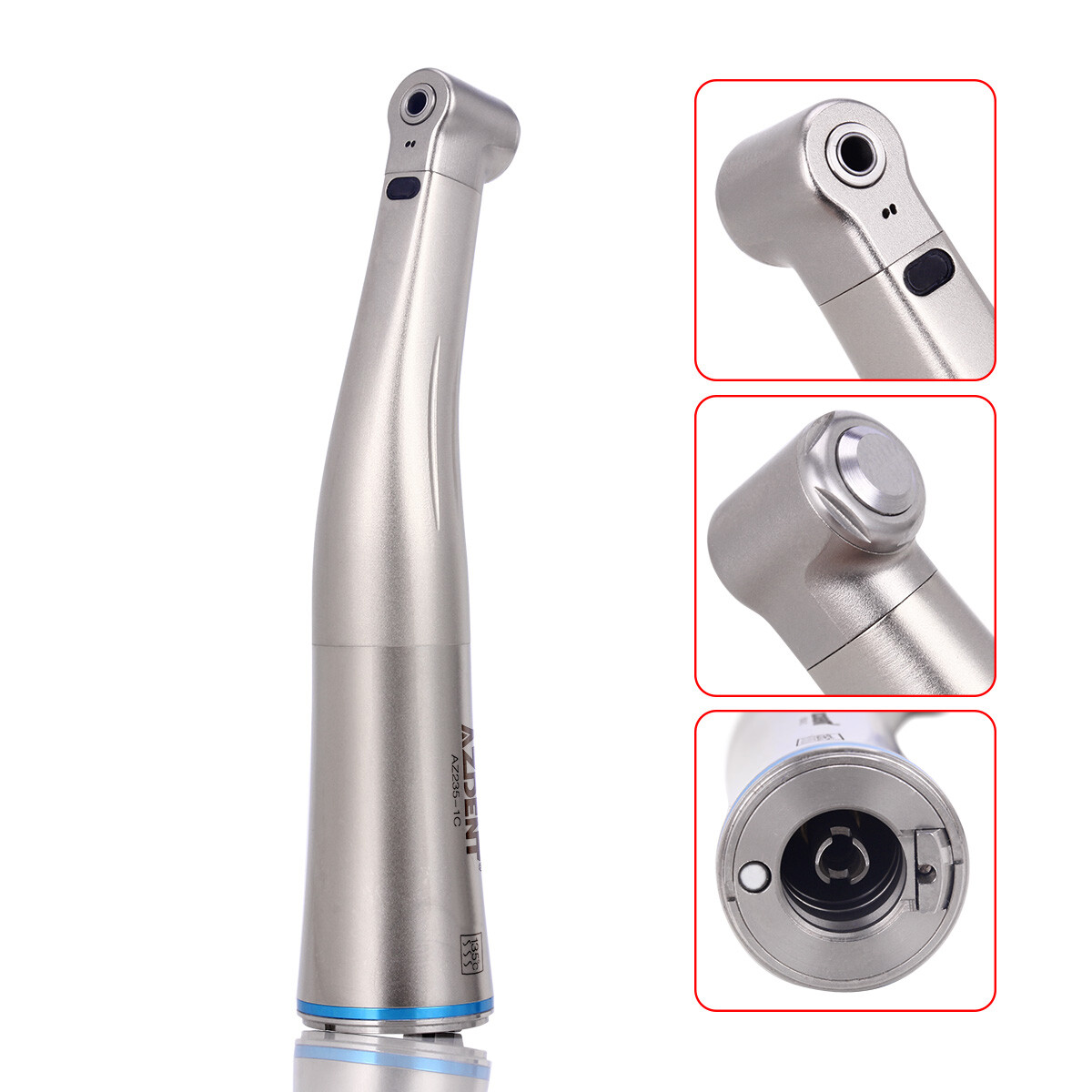 Dental 1:1/1:5/20:1/1:4.2 Fiber Optic LED Increasing Contra Angle Handpiece