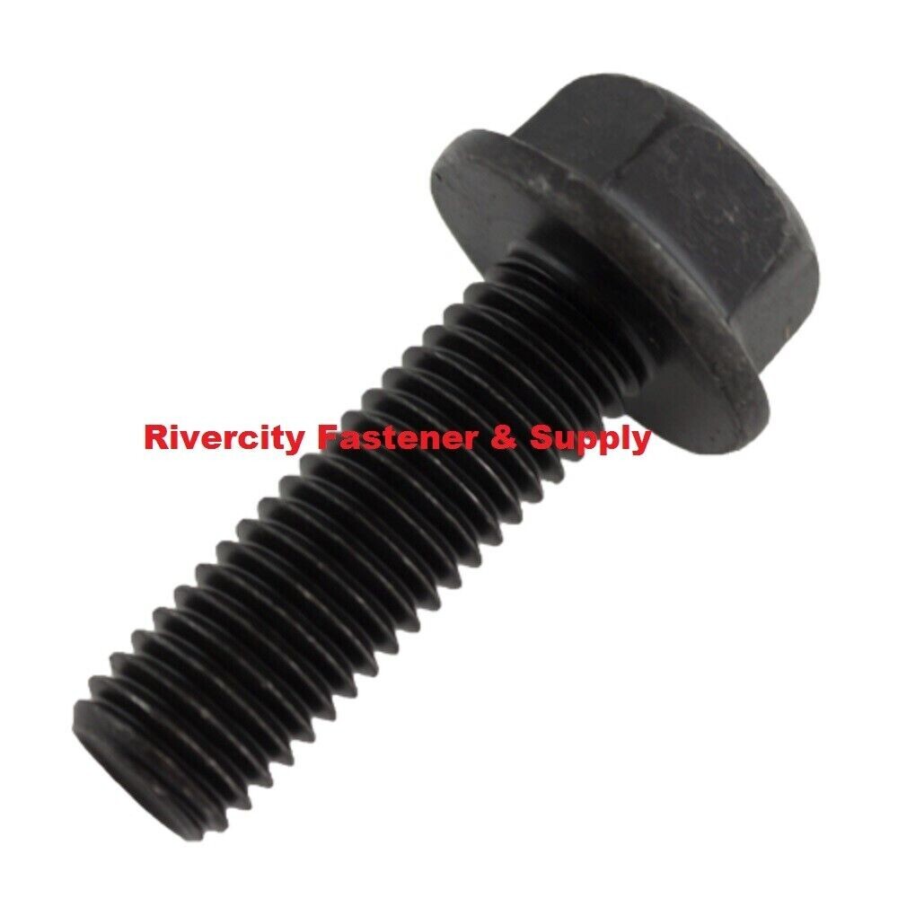 (100) 1/4-20×1 Grade 8 Hex Head Flange / Frame bolts / Cap Screws 1/4 x 1