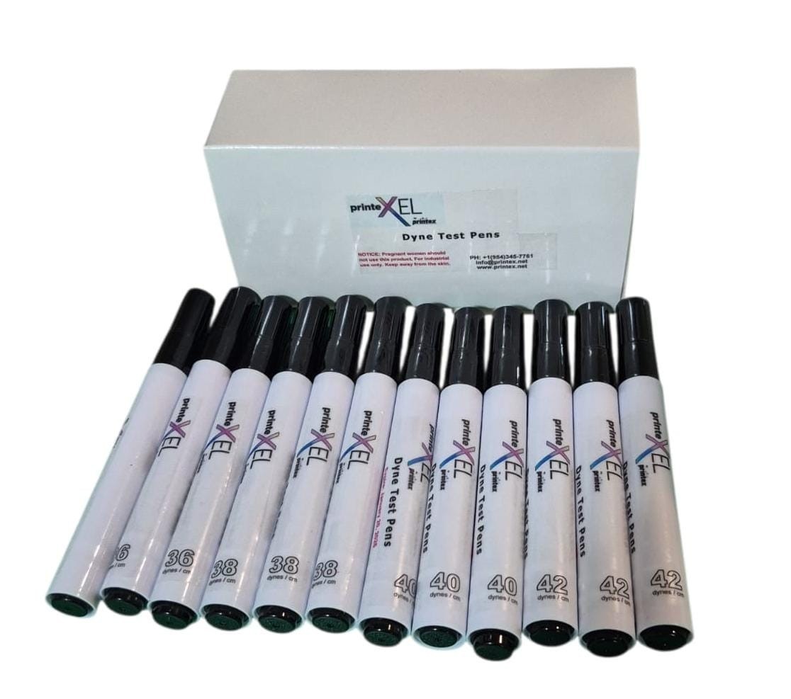 Dyne Test Pens PrinteXEL Professional – Set Accurate Measurement 36-38-40 and 42