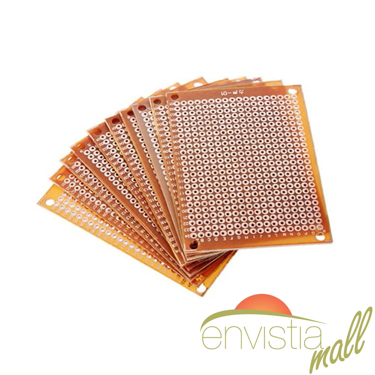 10 Pcs 5x7cm (2x3in) PCB Prototyping Perf Boards Breadboards Circuit Boards