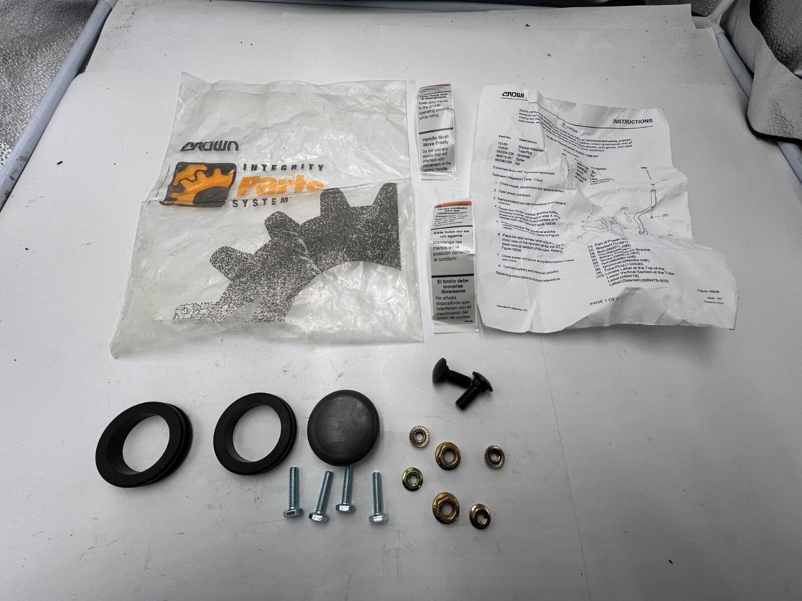 Crown Integrity Part System 131380 Standard Work Assist Tube