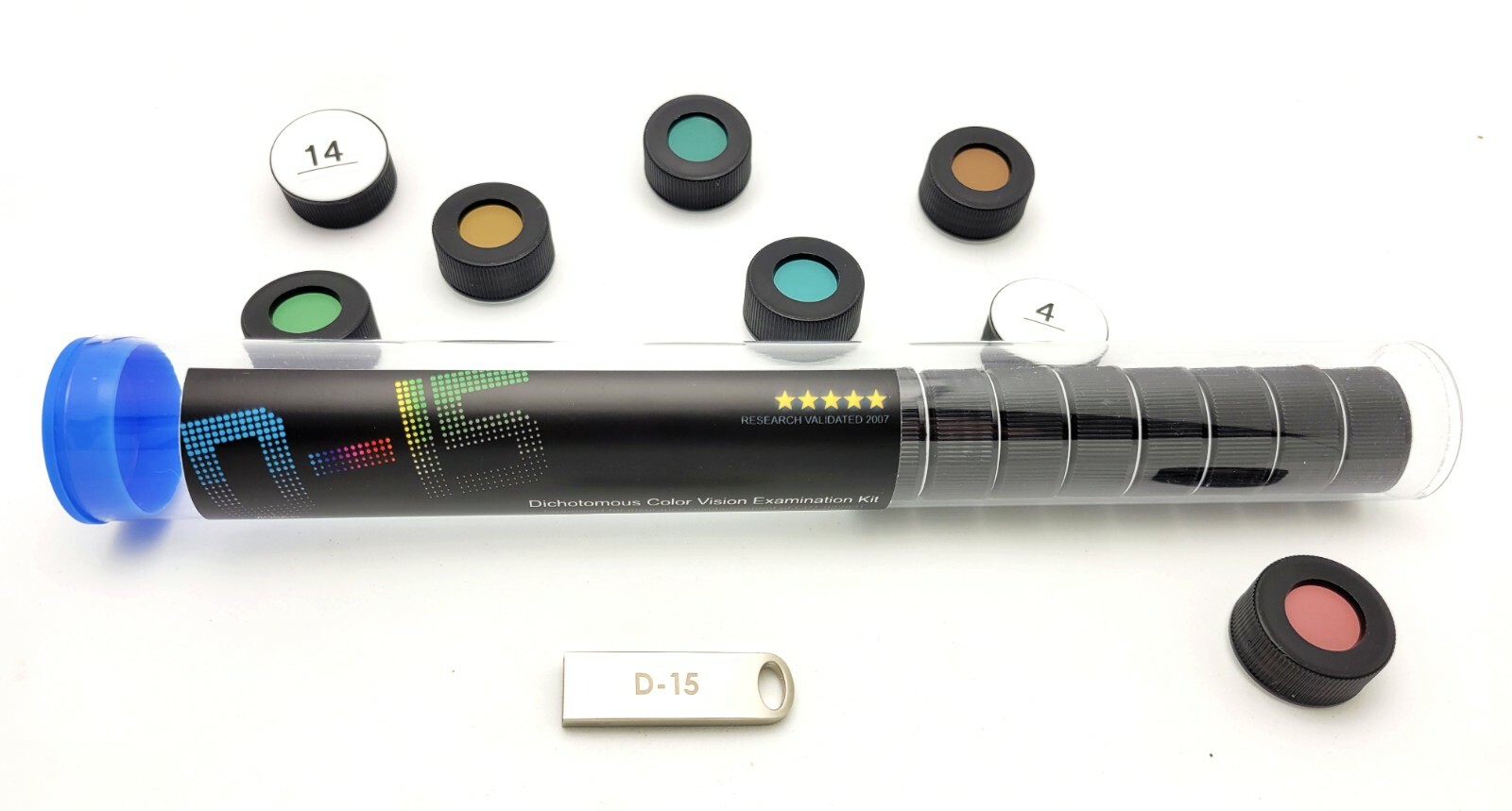 Farnsworth Munsell D-15 Color Vision Test. Includes test sheet, & manual. NEW!