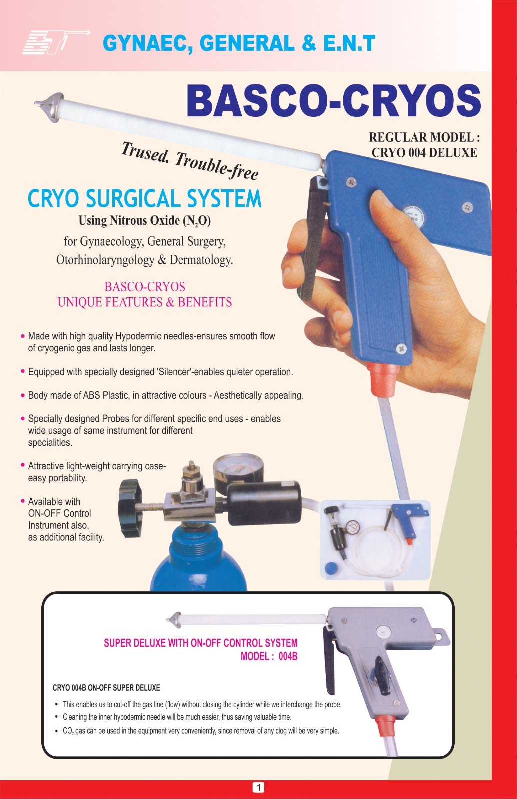 cryosurgery unit cryotherapy machine LN2 surgical Unit Cryo surgical system