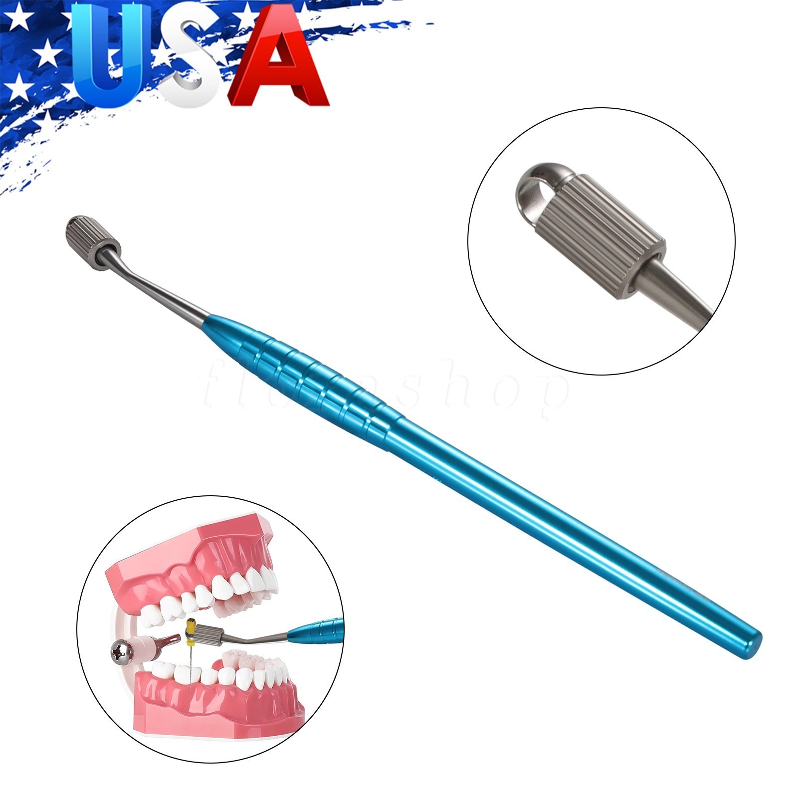 2* Dental Endodontic Endo File Holder K-Files Handle Hand Use Root Canal Clip CE