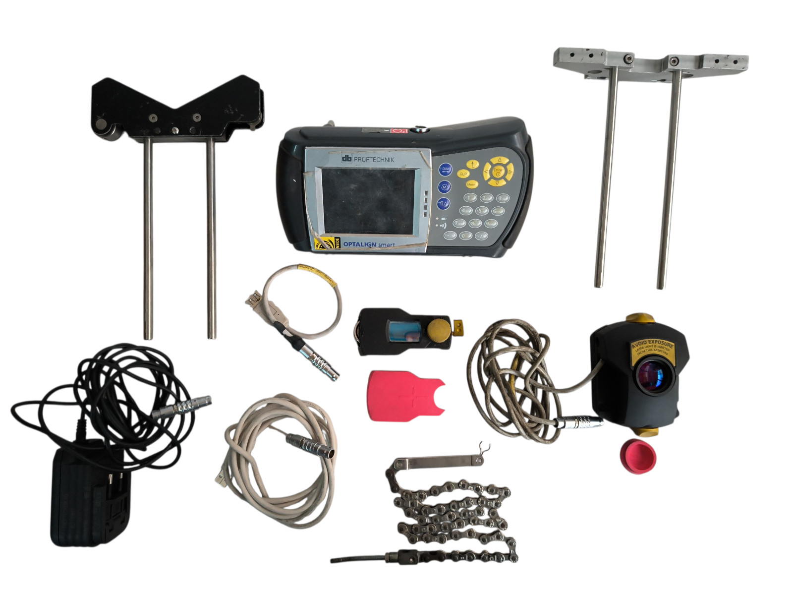 PRUFTECHNIK OPTALIGN SMART ALI 12.200 LASER SHAFT ALIGNMENT TOOL (CHECK VIDEO)