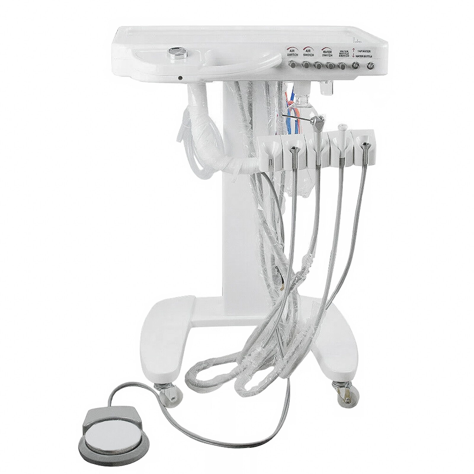 Dental Unit System Air Compressor Curing Light Scales/Delivery Cart Treatment US