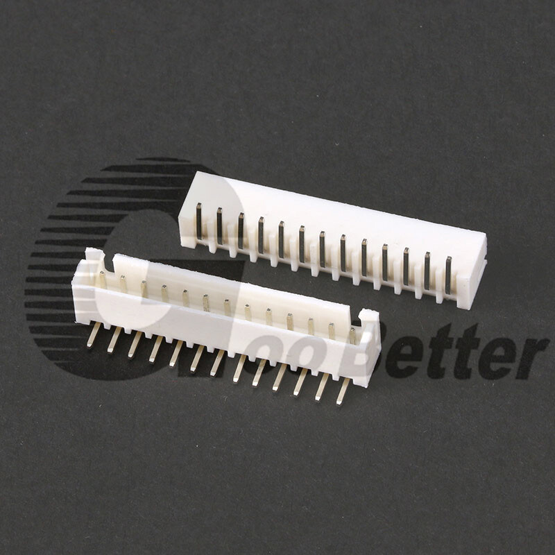 JST XH2.54mm Plug Connector Right Angle Header 2 3 4 5 6 7 8 9 10 12 14 16 Pins