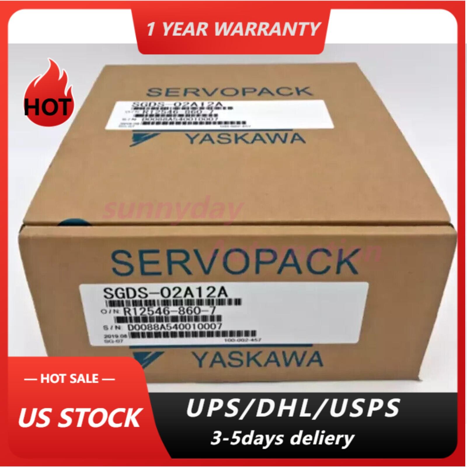 1PCS New Yaskawa SGDS-02A12A Servo Drive Free delivery