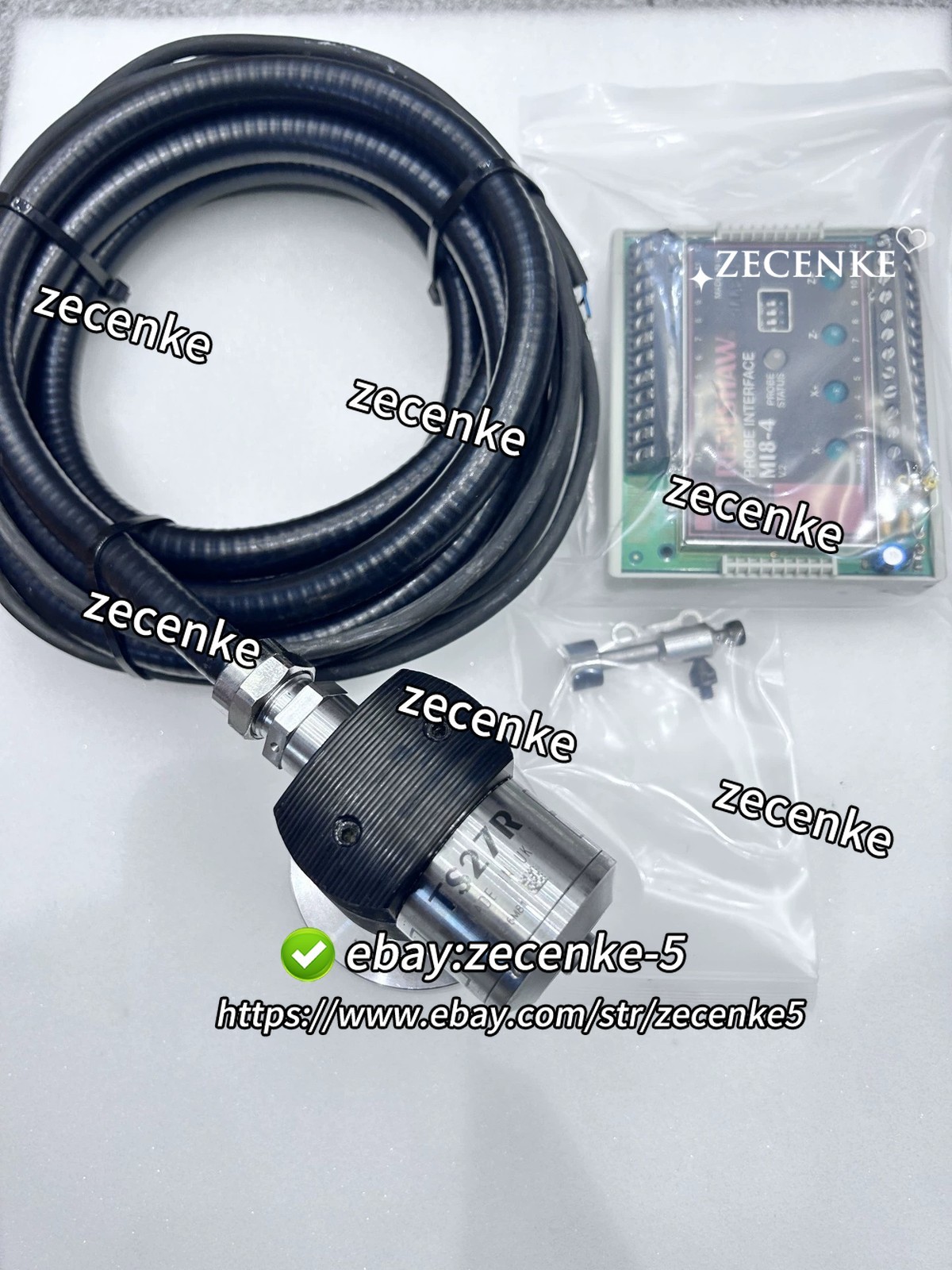 New for RENISHAW TS27R Applicable +Junction box Mi8-4 100% TESTED 8m cable