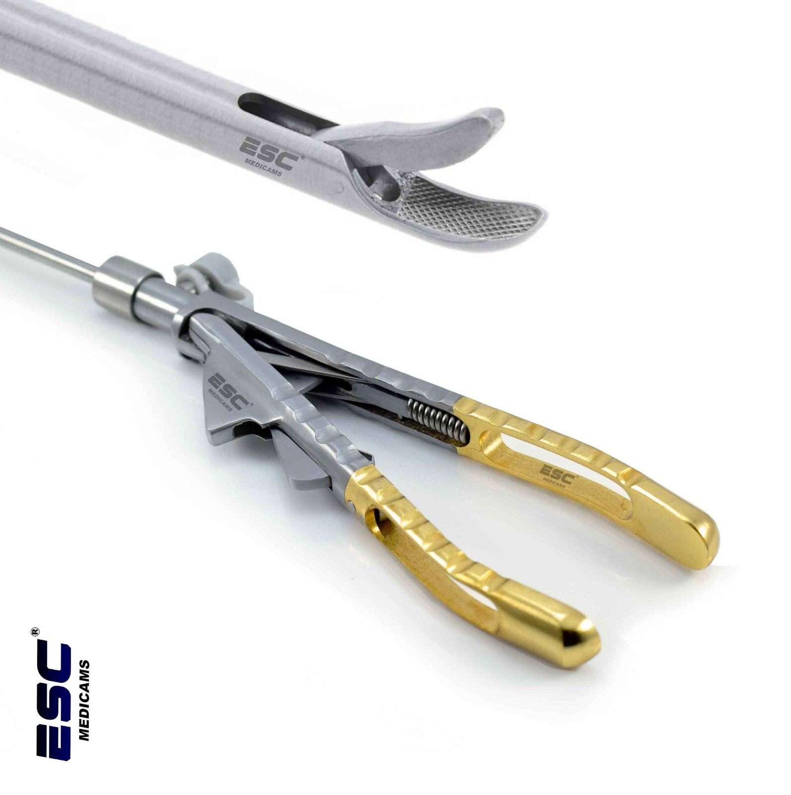 Laparoscopic Needle Holder Storz Type Forceps Curved Jaw Laparoscopy Instruments