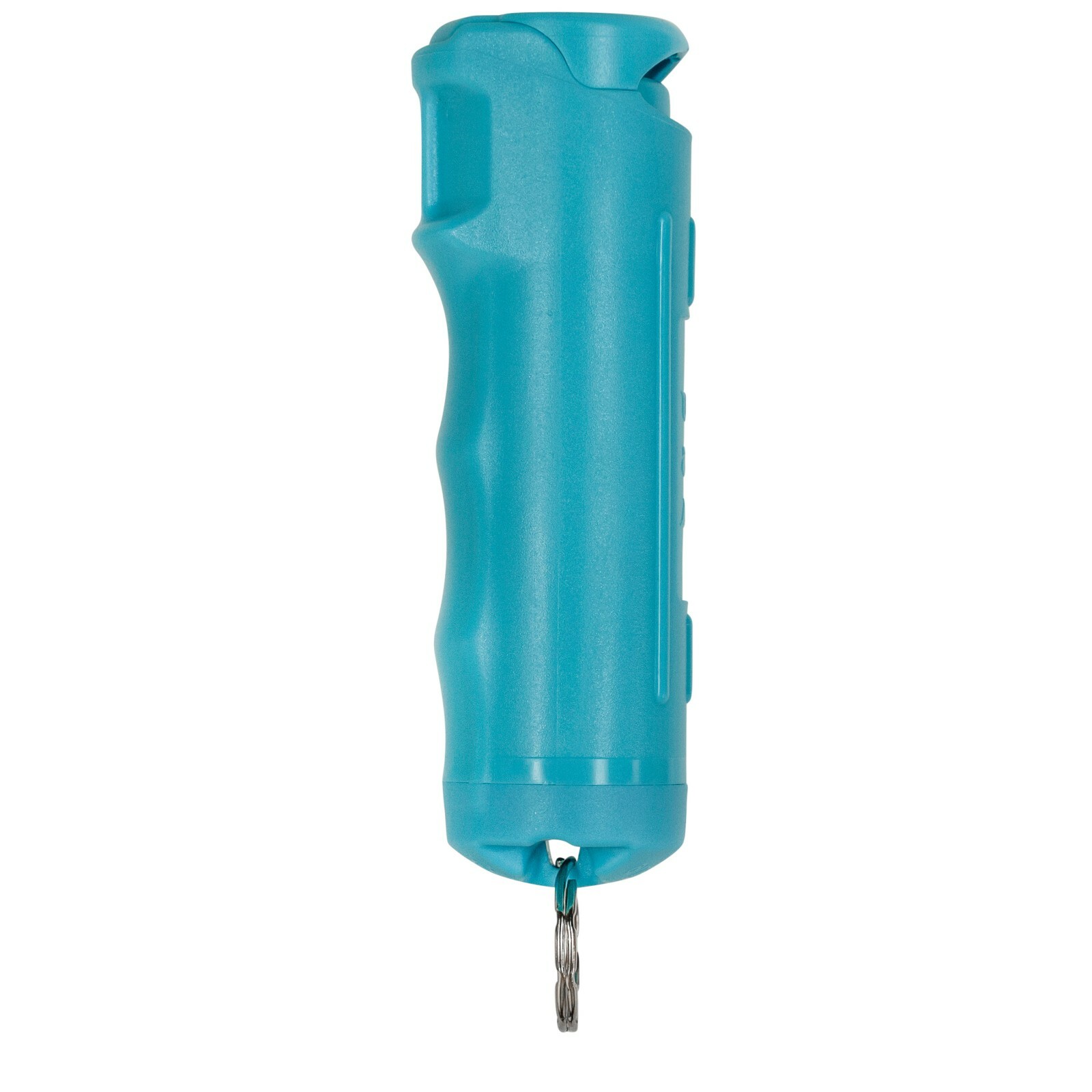 POLICE MAGNUM Keychain Pepper Spray Self Defense .50oz Teal 1 Pack Flip Top