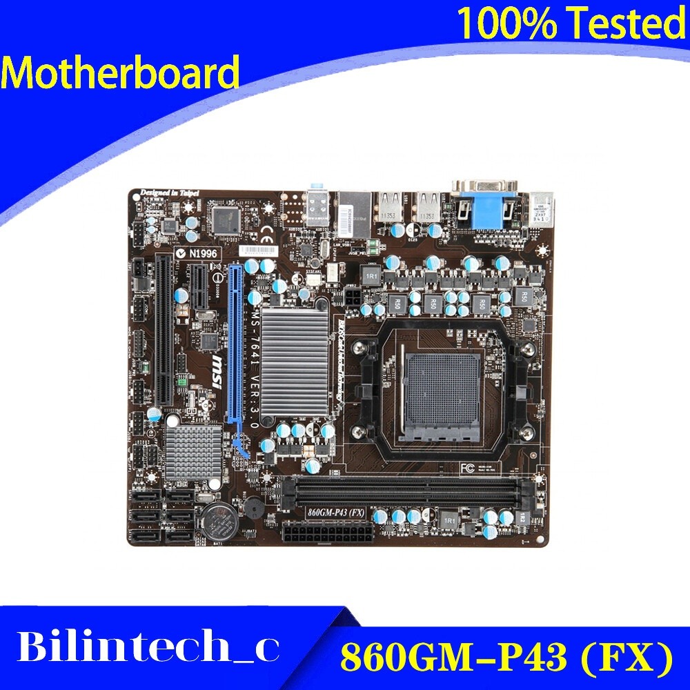 FOR 860GM-P43 (FX) Motherboard Supports MS-7641 N1996 DDR3 AM3+ 880G DDR3 &ex